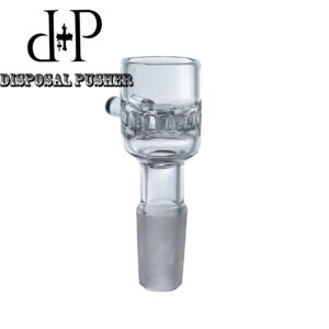 Disposal Pusher Glass Bowl (Standard 22mm) for Flowerpot by Cannabis Hardware